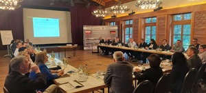 Przedstawiciele polskich i niemieckich służb na konterencji w Alt Madlitz Przedstawiciele polskich i niemieckich służb na konterencji w Alt Madlitz