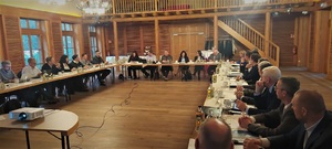 Przedstawiciele polskich i niemieckich służb na konferencji w Alt Madlitz