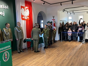 Ślubowanie nowo przyjętych funkcjonariuszy Straży Granicznej Ślubowanie nowo przyjętych funkcjonariuszy Straży Granicznej