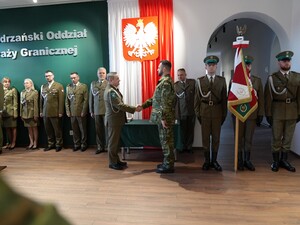 Ślubowanie nowo przyjętych funkcjonariuszy Straży Granicznej Ślubowanie nowo przyjętych funkcjonariuszy Straży Granicznej