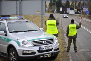Kontrola Straży Granicznej 