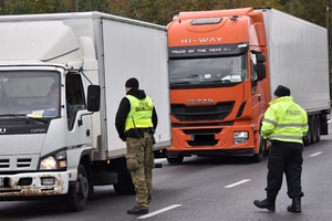 Kontrole polsko-niemieckich patroli w Świecku 