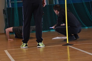 Zmagania kandydatów podczas II etapu naboru do służby 