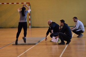 Zmagania kandydatów podczas II etapu naboru do służby 