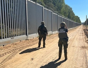 Funkcjonariusze NoOSG na wsparciu działań w ochronie granicy państwowej Funkcjonariusze NoOSG na wsparciu działań w ochronie granicy państwowej