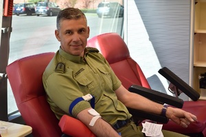 Na straży życia - akcja honorowego oddawania krwi Na straży życia - akcja honorowego oddawania krwi