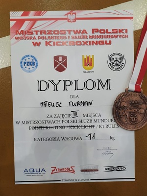 Mistrzostwa Polski Wojska Polskiego i Służb Mundurowych w kickboxingu 2023 Mistrzostwa Polski Wojska Polskiego i Służb Mundurowych w kickboxingu 2023