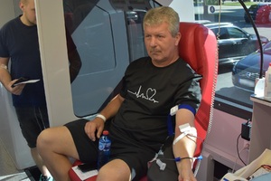Akcja oddawania krwi na terenie komendy NoOSG Akcja oddawania krwi na terenie komendy NoOSG