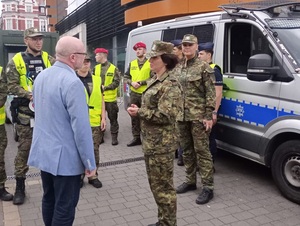 Rozpoczęcie tymczasowej kontroli granicznej na polsko-niemieckiej granicy - wiceminister MSWiA Maciej Duszczyk w Zgorzelcu Rozpoczęcie tymczasowej kontroli granicznej na polsko-niemieckiej granicy - wiceminister MSWiA Maciej Duszczyk w Zgorzelcu