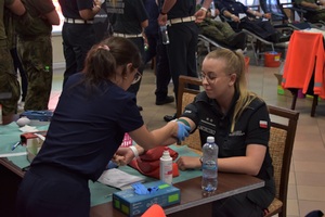 V edycja akcji krwiodawstwa "Zjednoczeni Krwią" w Nadodrzańskim Oddziale Straży Granicznej V edycja akcji krwiodawstwa "Zjednoczeni Krwią" w Nadodrzańskim Oddziale Straży Granicznej
