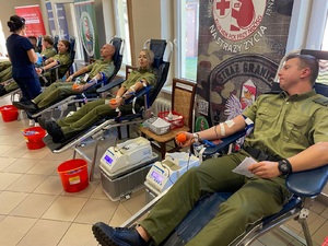 V edycja akcji krwiodawstwa "Zjednoczeni Krwią" w Nadodrzańskim Oddziale Straży Granicznej V edycja akcji krwiodawstwa "Zjednoczeni Krwią" w Nadodrzańskim Oddziale Straży Granicznej