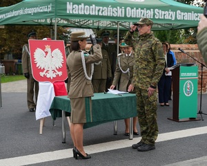 Ślubowanie funkcjonariuszy Nadodrzańskiego OSG Ślubowanie funkcjonariuszy Nadodrzańskiego OSG